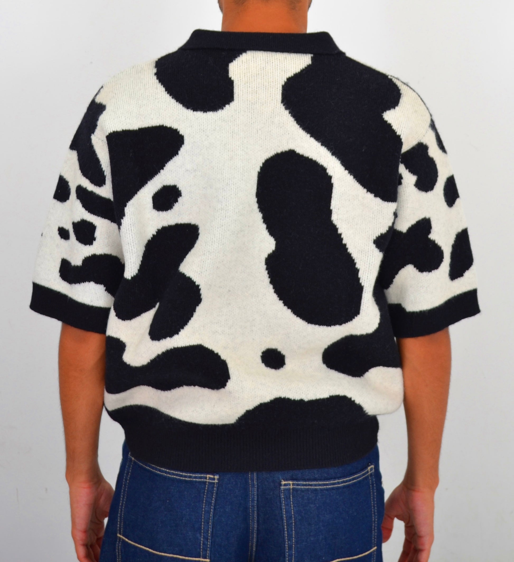 Cow Knit Polo