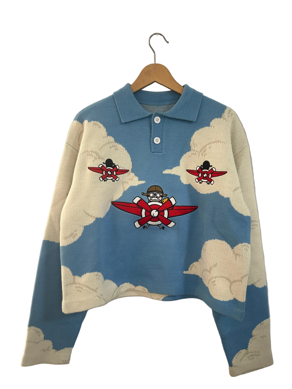 clear skies rugby knit