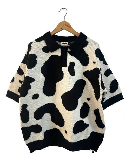 Cow Knit Polo