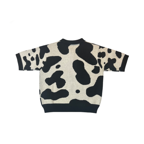 Cow Knit Polo